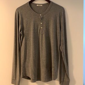Buck Mason Long Sleeve Henley Small